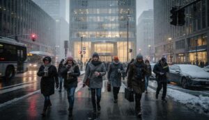 Perché alcune persone vanno a lavorare nonostante il freddo